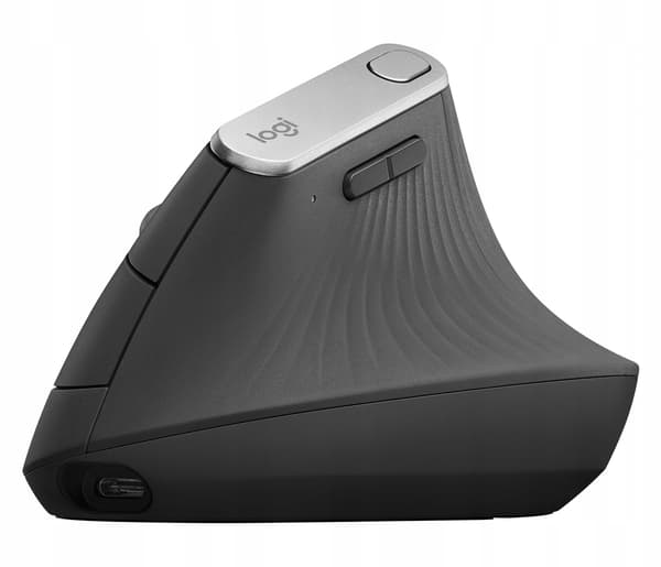 Logitech MX Vertikal Trådløs Optisk Mus Sort