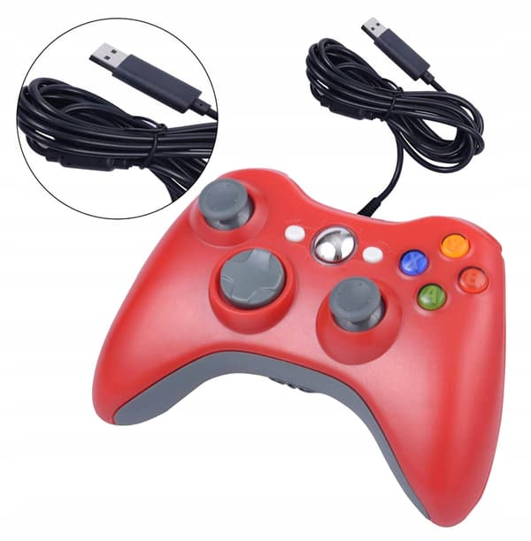 PC-PAD KABELFORMET PC-GAMEPAD XBOX 360 USB DOBBELT STØDVIBRATION