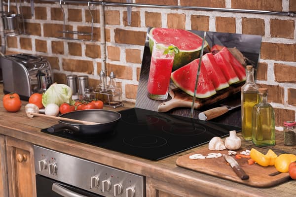 GLASSKYDDSPLÅT FÖR SPIS 75x52 VATTENMELON