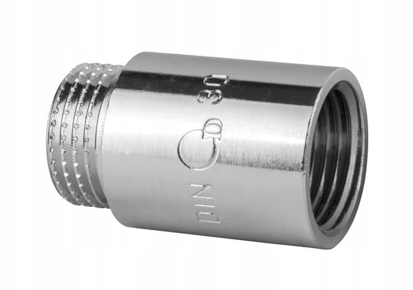 Kromförlängning 3/4" x 25 mm krom