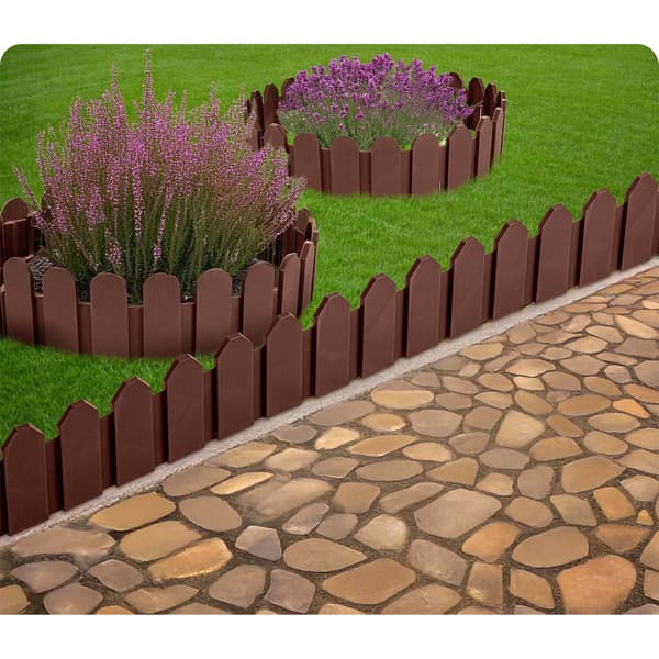 Plonos havekant 240 cm PL-960 brun