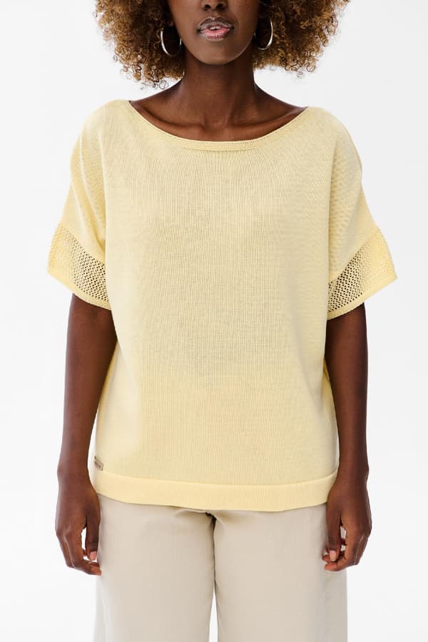 Dame Ina Butter Bluse 36/38
