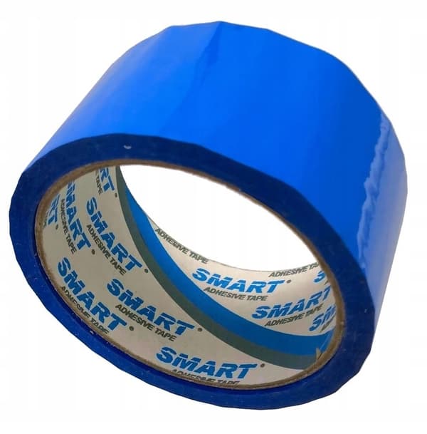 Förpackningstejp 48 mm x 50 yard stark klistrande blå