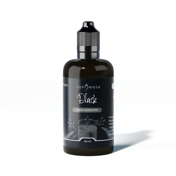 Flydende lysfarve sort 100 ml