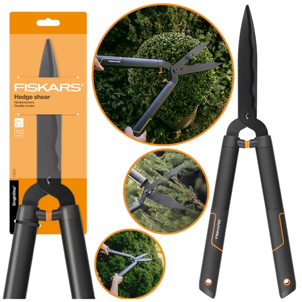 FISKARS SINGLESTEEP HS22 Trädgårdssax för häckklippning och buskar