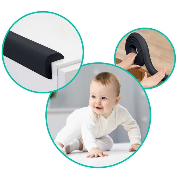 Ricokids 798711 Sort skumsikkerhedstape 6 m