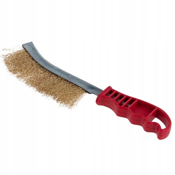SilverTools smal slitsad mässingsborste