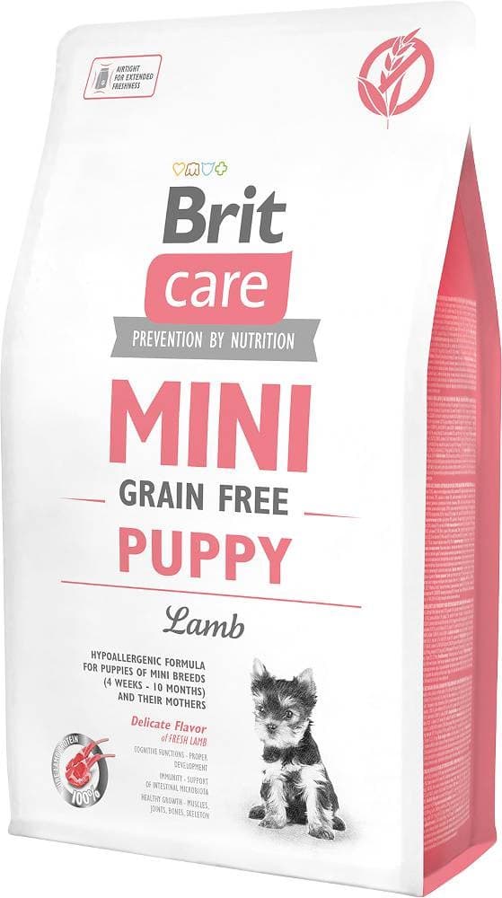 Brit Care Mini Puppy Torrfoder 7 kg Lamm Spannmålsfritt