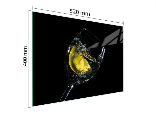 SKÄRBRÄDA I GLAS 52x40 VIN
