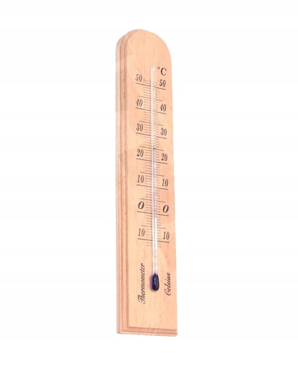 Puinen huonelämpömittari 20 cm