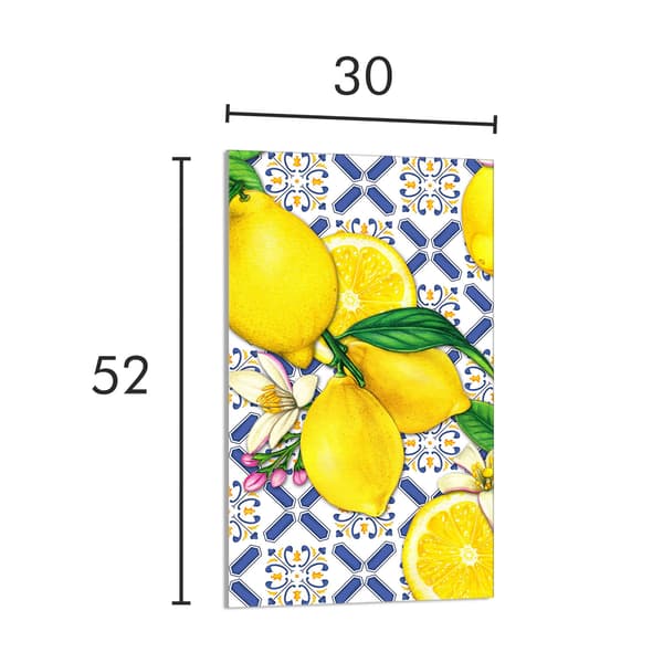 SKÄRBRÄDA I GLAS 30x52 Citroner