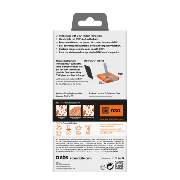 Skal till iPhone 16 Pro Max Full Active D3O – svart