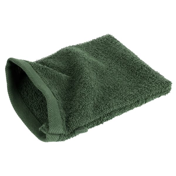 Frotté badehandske 500 g/m2 - mørkegrøn - Mono