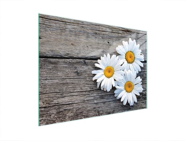 SKÄRBRÄDA I GLAS 40x30 DAISY