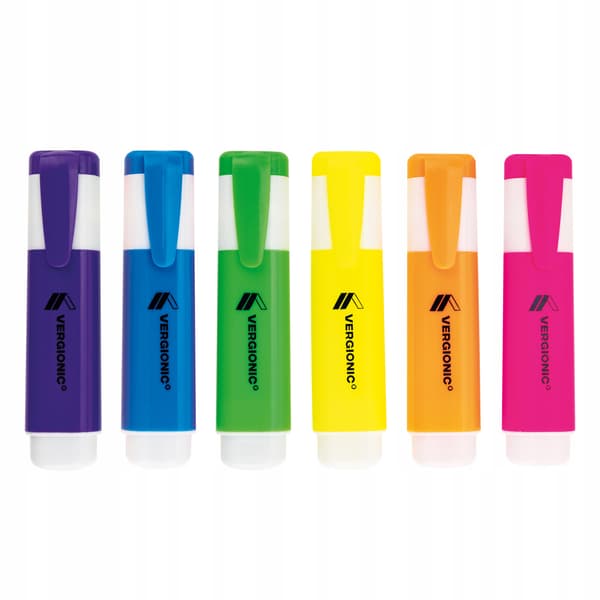 SKOLEKONTOR HIGHLIGHTER 6 PASTELFARVER