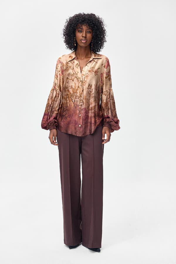 Kadi Guld Dameskjorte 42
