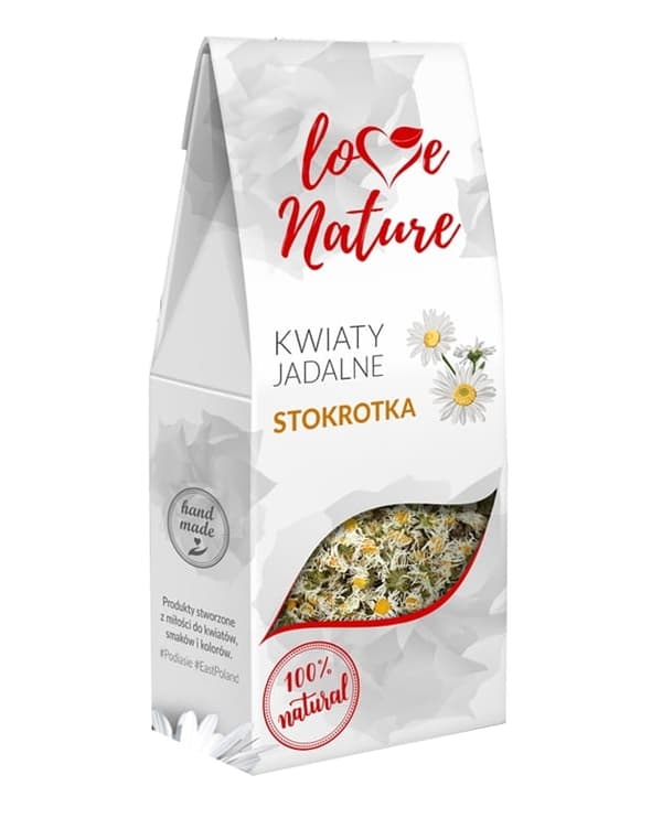 Tørrede spiselige blomster STOKROTKA Kærlighed til naturen