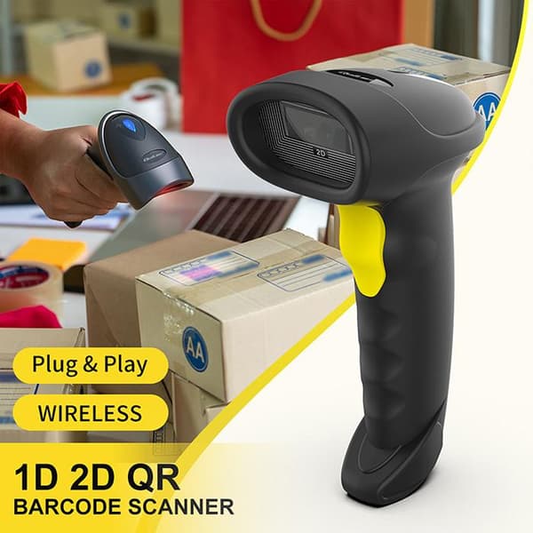 Qoltec streckkods- och QR-läsare | 1D 2D | USB | Bluetooth