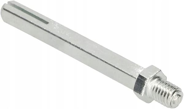 Fast INOX-knop, oval, bøjet