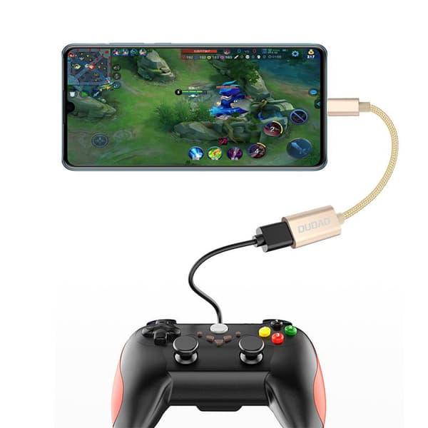 Adapter USB-C till USB-A grå