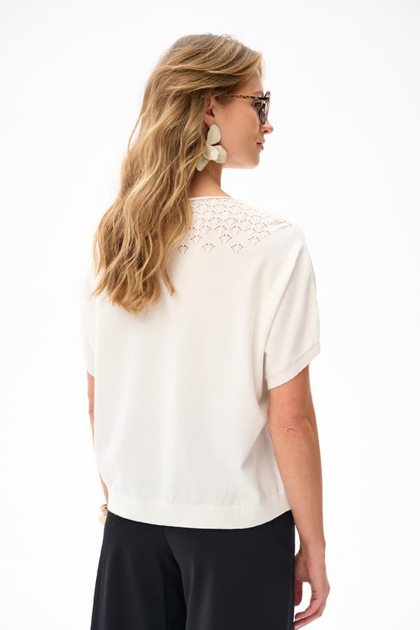 Zarix Ecru Damebluse Zarix Ecru Damebluse 40/42