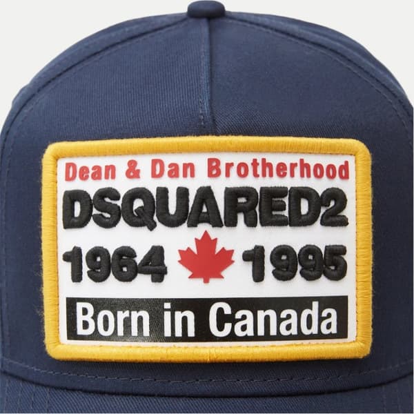 DSQUARED2-merkkinen NAVY BLU -lippalakki