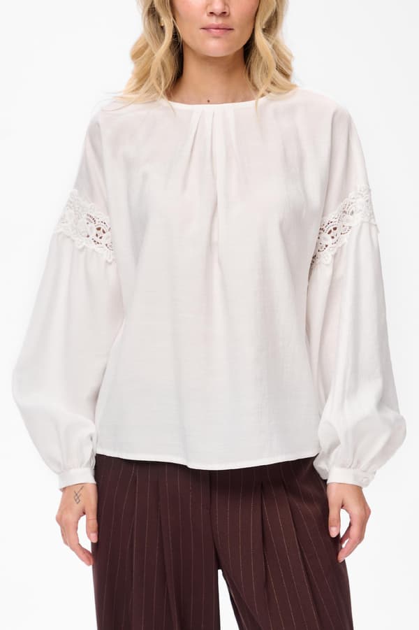 Damebluse Mela Ecru 36