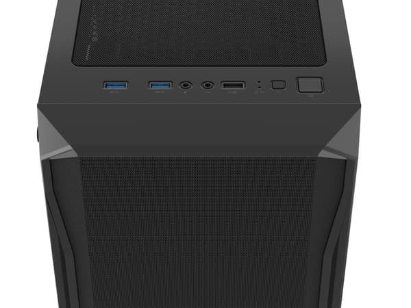Fury Shobo SH4F Midi Tower computerkabinet, sort, stål