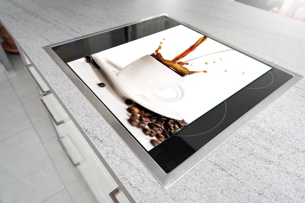 GLAS SKÆREBRÆT 45x52 KAFFE