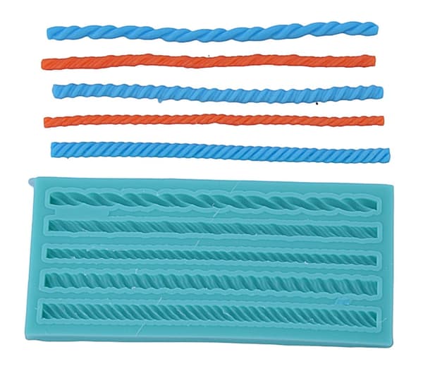 Silikoneform til sukkerpasta 3D REB