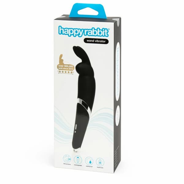 Happy Rabbit Wand Vibrator Svart