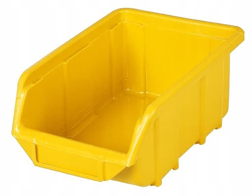 Ecobox förvaringsbehållare, liten modell | Gul