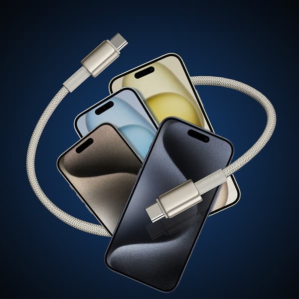Volframguld USB-C-kabel - USB-C 100W 1m - Guld