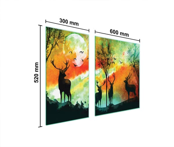 LASINEN SUOJALEVY LIEDELLE 90x52 DEER