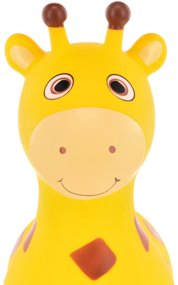 Gul giraff gummisprutan för barn med pump