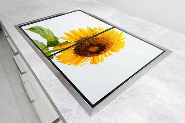 LASINEN SUOJALEVY LIEDELLE 85x52 KUKKA