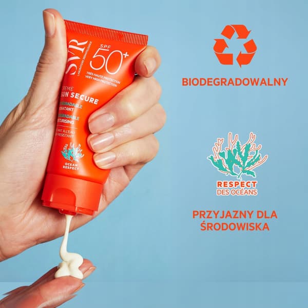 SVR SUN SECURE SKYDDSKRÄM SPF50 UVA-BLOCKERING