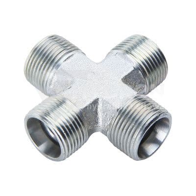 Hydraulinen ristipää BBBB 1/2" BSP