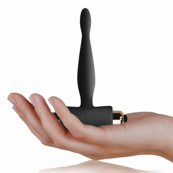 RocksOff Petite Sensations Teazer Sort Vibrerende Analplug