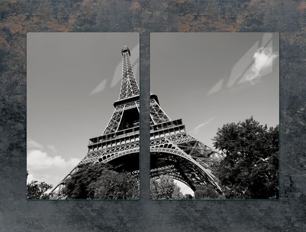GLASSKYDDSPLÅT 75x52 PARIS