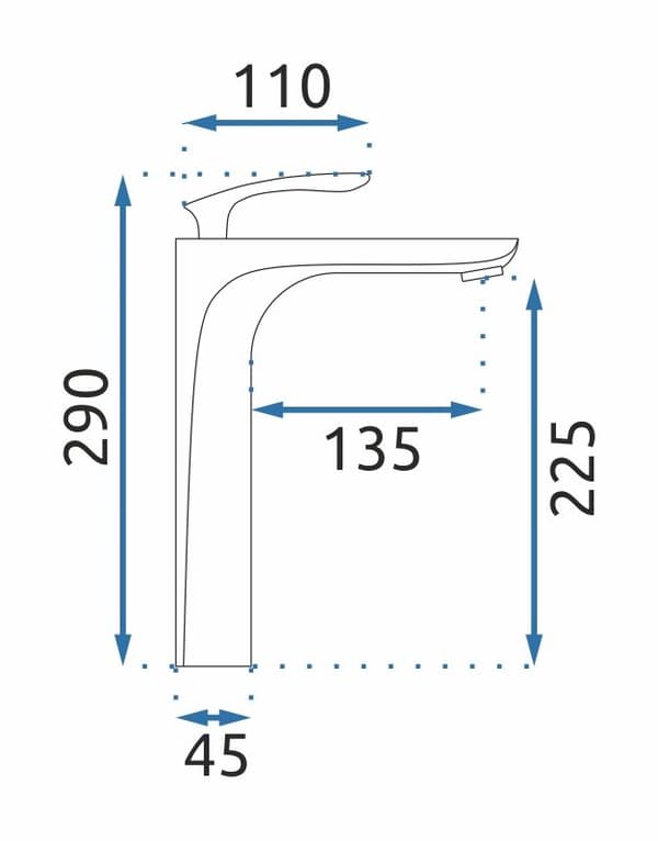 JS-B215-1 ORBIT CHROME HIGH Tuotenumero REA-B2049