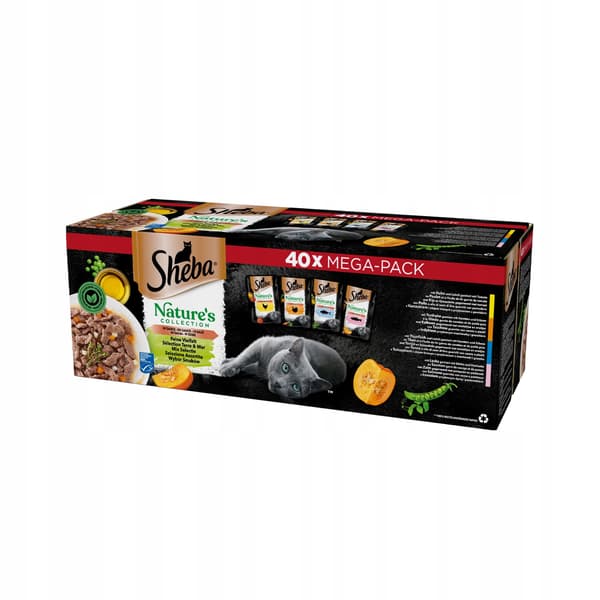 Sheba Nature's Collection våtfoder för katter 80x85g