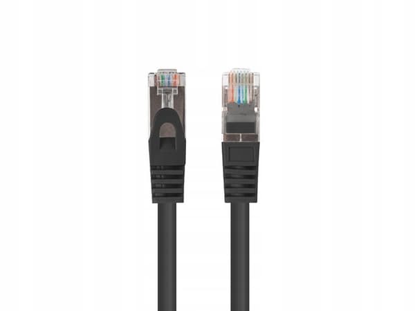 Patchkabel Lanberg FTP cat.6 1m svart 10-pack
