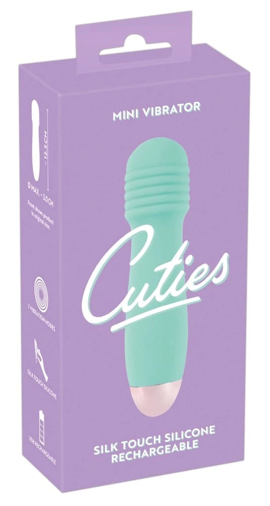 Cuties Grøn Mini Rillet Vibrator