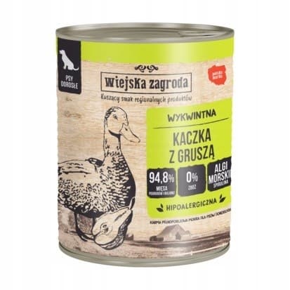 Wiejska Zagroda våd hundefoder andepære 12x800g