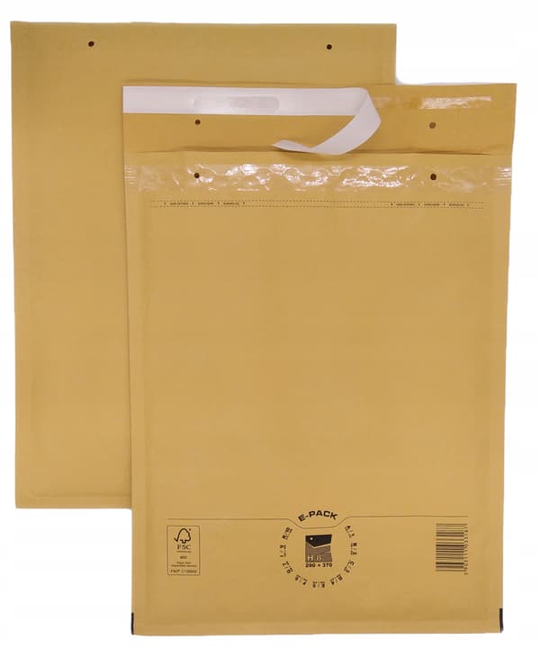 Bubbelkuvert H18 BRUN x 100 st