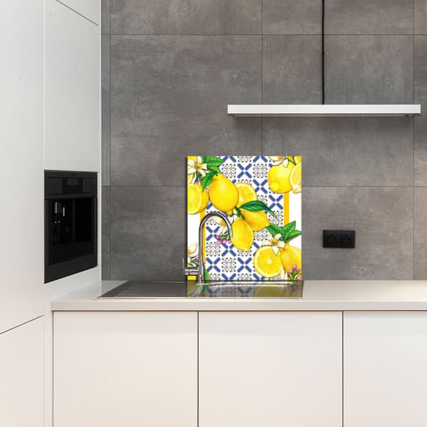 KEITTIÖN LASIPANEELI 60x65 Sitruunat