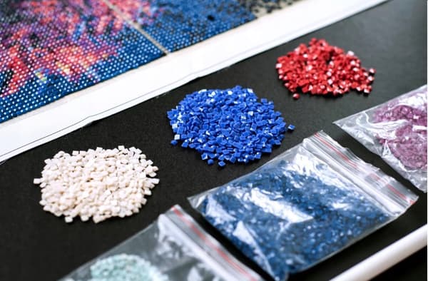 Diamantmaleri broderi 5D diamantmosaik kit heste