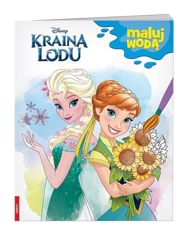 Jäätynyt. Maalaa vedellä.