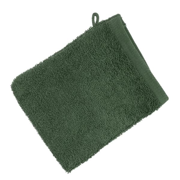 Frotté badehandske 500 g/m2 - mørkegrøn - Mono